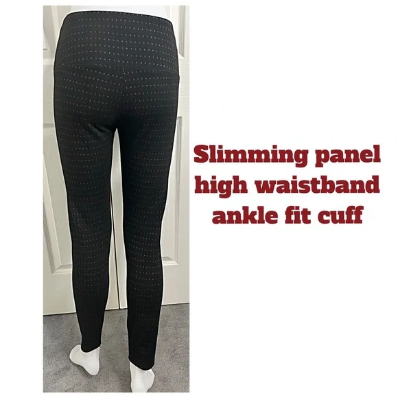 LYSSE’ New York Concealed Slimming High Waisted Ankle Fit Leggings, Size Medium - Picture 2 of 10